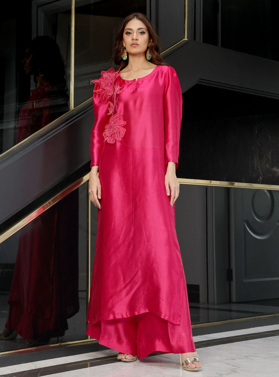 Hot Pink Silk Delight