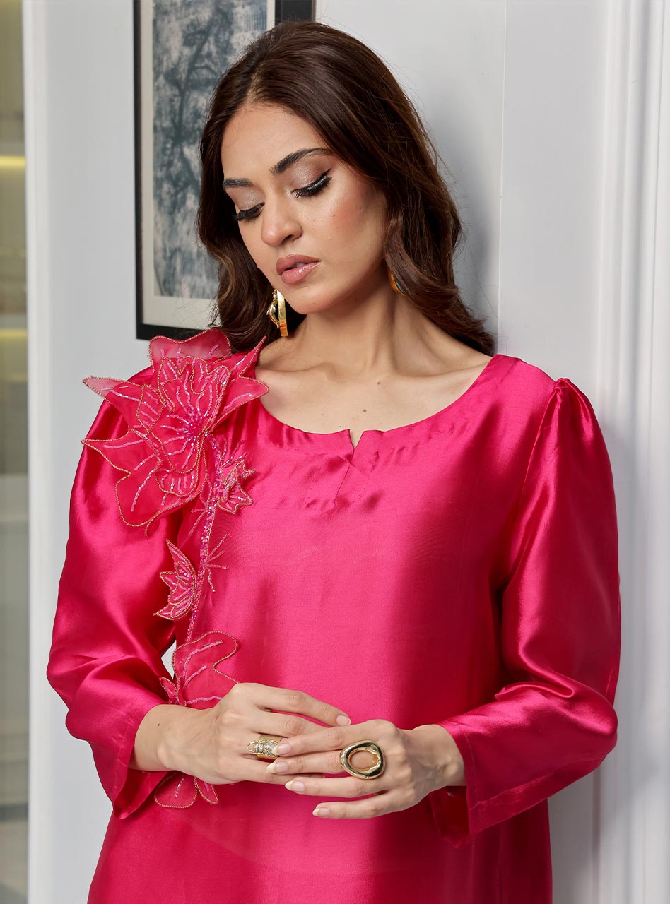 Hot Pink Silk Delight